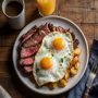 Steak and Eggs Frühstücksteller