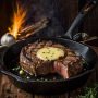 Steak mit Rosmarin und Olivenöl